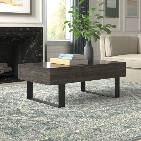 Greyleigh™ Cleethorpes Sled Coffee Table with Storage & Reviews Wayfair